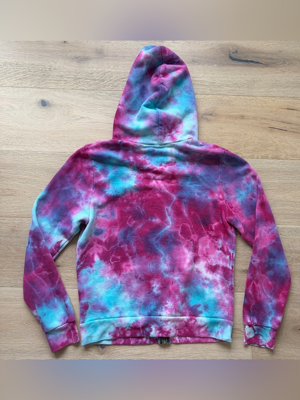 Aviator Nation Tie Dye Hoodie Jogger Sweatpants Set Pink Blue USA Women’s M*M5 - Picture 3 of 7